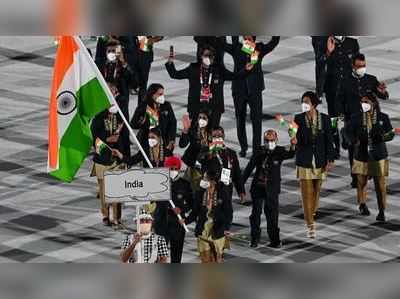 ટોક્યો ઓલિમ્પિક્સ ઓપનિંગ સેરેમનીઃ મેરી કોમ અને મનપ્રીતે કરી ભારતીય દળની આગેવાની 